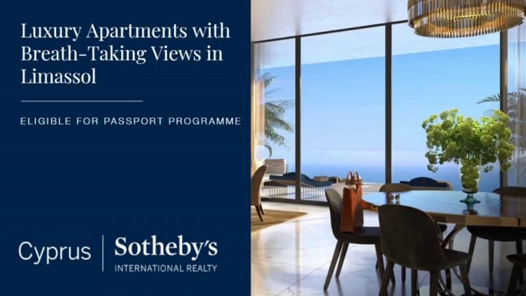 CSIR. Luxury apartments with Breath-Taking Views in Limassol. Eligible for Cyprus Passport Programme