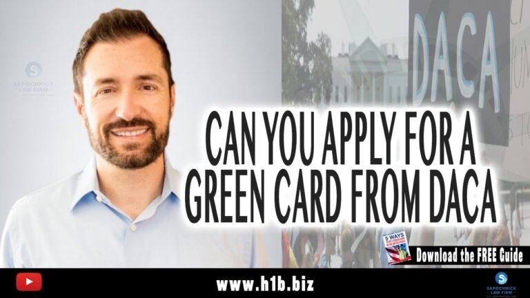 Can you apply for a green card from DACA? : 🇺🇸USA Immigration lawyer
