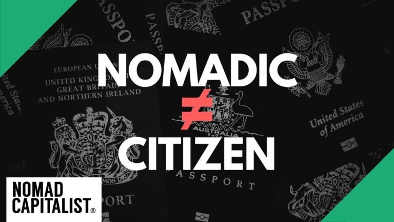 Don’t Confuse Nomad Living and Second Citizenship