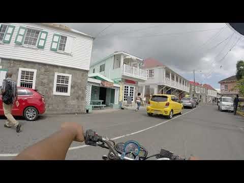 Driving around Nevis / St Kitts and Nevis (Friday through Charlestown during the lock down pt1)