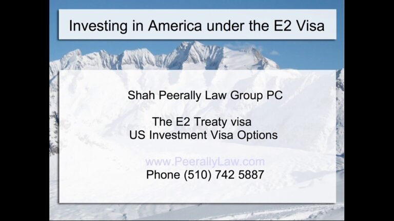 E2 Visa | Invest in USA and get a Visa