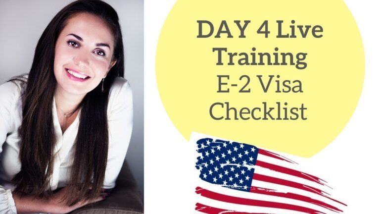 E2 Visa USA – The Complete Checklist ✔️🇺🇸🎯