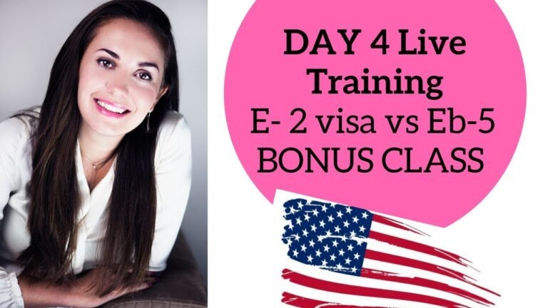 E2 Visa vs EB 5 Green Card-  Bonus Class Q&A 🇺🇸🎯☑️