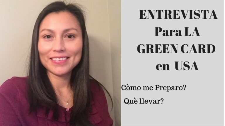 Entrevista Para la Green Card  en USA/ Entrevista Para la Tarjeta Verde en USA.