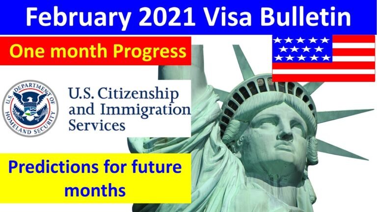 February 2021 Visa Bulletin Update Green Card Monthly progress F1 F2A visa F2B F3 F4 visa, EB2 visa