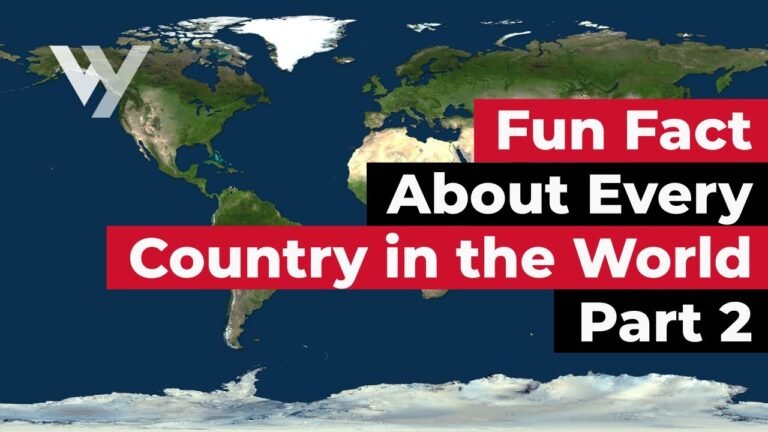 Fun Fact About Every Country in the World – Part 2