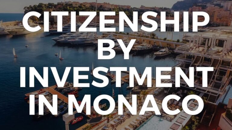 HOW TO BUY A PASSPORT? CITIZENSHIP BY INVESTMENT IN MONACO