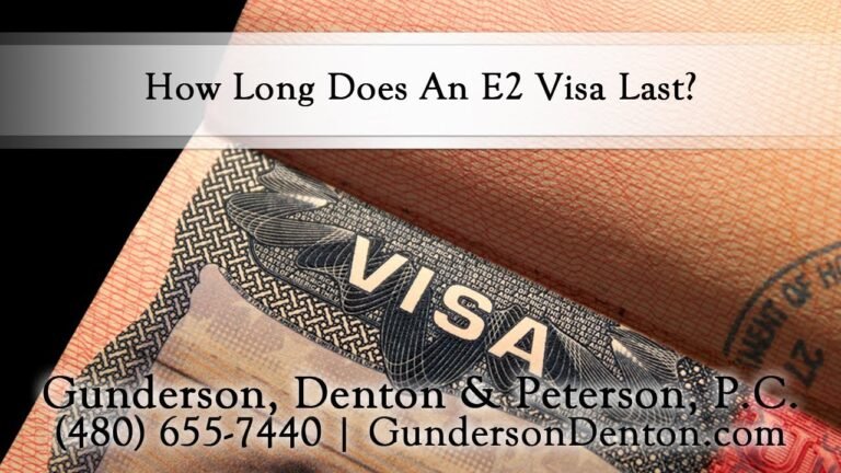 How Long Does An E2 Visa Last?