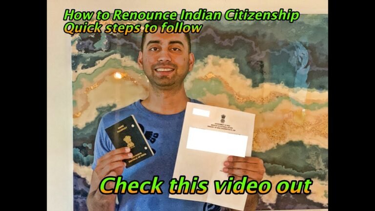 How to Renounce Indian Citizenship VFS Global process | Latest 2021 | Can Indians get dual passport?