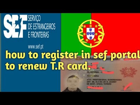 How to register on SEF portal to renew Residency card in Portugal || Bideshikhabar.