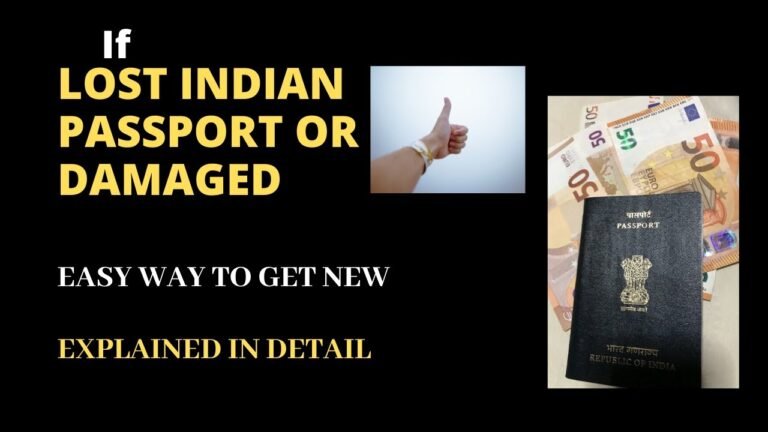 Lost or Damaged Indian Passport in Foreign/ Abroad – Report, Application , Documents Required, Tips