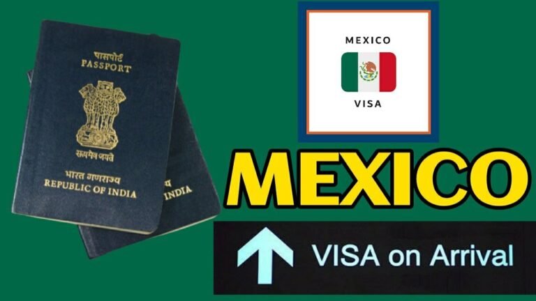 Mexico Visa On Arrival Immigration Indian Passport Holder.