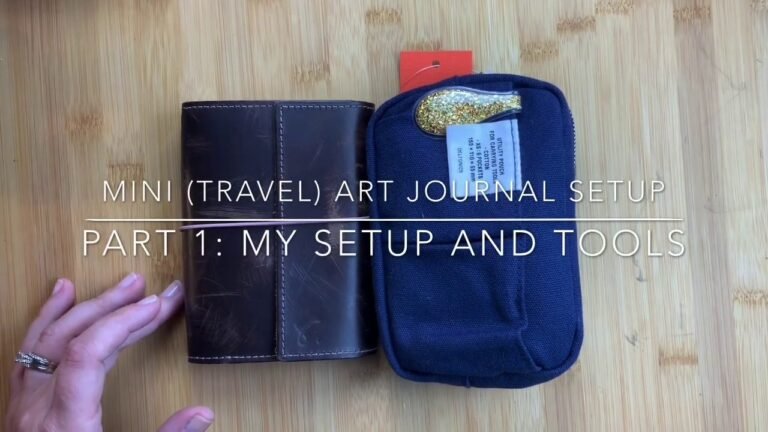 Mini (Travel) Art Journal Set-up – Part I