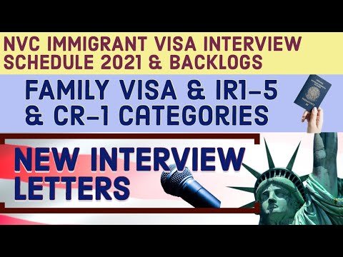 NVC INTERVIEW SCHEDULE 2021 – IMMIGRANT VISA INTERVIEW US EMBASSY – BACKLOG – US IMMIGRATION NEWS