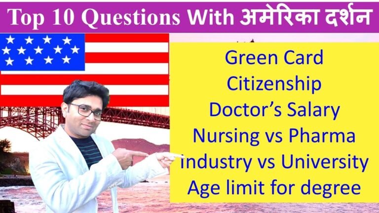 Q & A Session with America Darshan, H1B Visa, USA Green card, Salary of Doctors and Nurses in USA