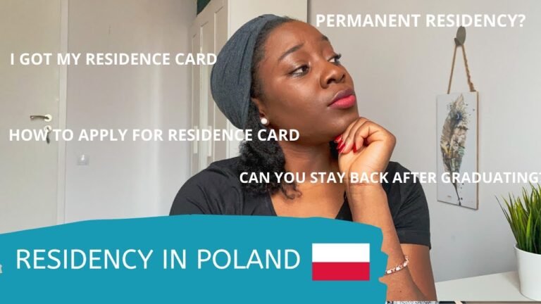 RESIDENCY IN  POLAND | REQUIREMENTS FOR PERMANENT/ TEMPORARY RESIDENCY