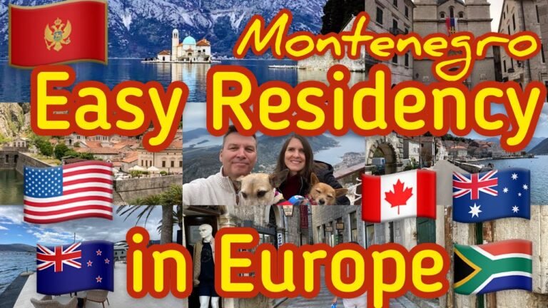 Residency in Europe – Montenegro Has The Easiest Expat Residency  (Americans Retire in Europe 2021)