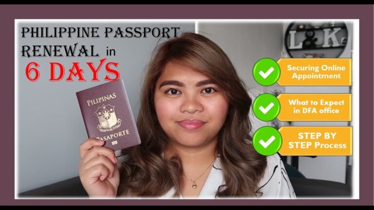 STEP-BY-STEP Philippine Passport Renewal 2020 in (6) Working DAYS