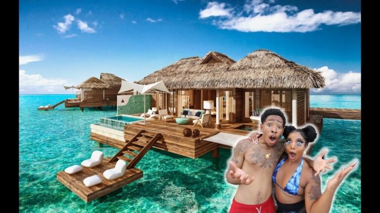 ST.LUCIA OVERWATER BUNGALOW TOUR!!!