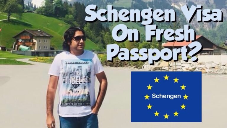 Schengen Visa Fresh Passport pe lag sakta hai?