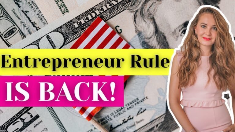 THE BEST START-UP VISA: Entrepreneur Parole Rule is BACK! Immigration News and Update.