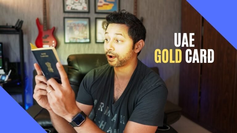 THE GOLDEN VISA | Permanent Residence in Dubai | UAE Gold card