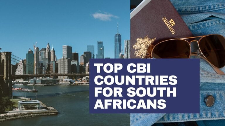 The Most Popular Citizenship by Investment Countries for South Africans The Most Popular Citizenship by Investment Countries for South Africans