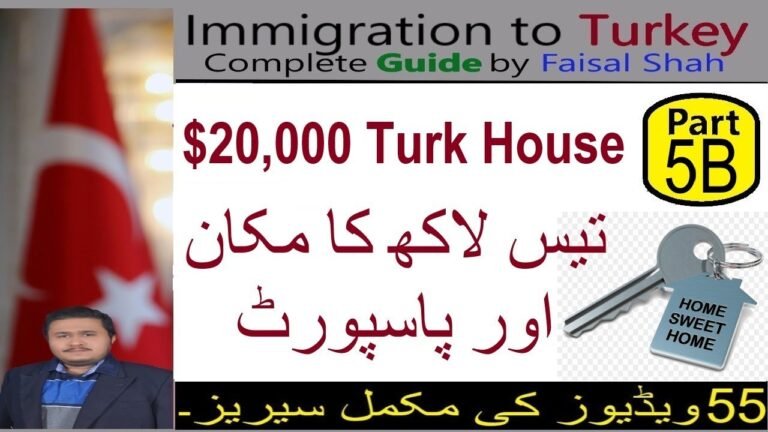 Turkish Citizenship by Investing $20,000 Only | 30 Lakh Ruppee | Episode 13 | Immigration to Turkey