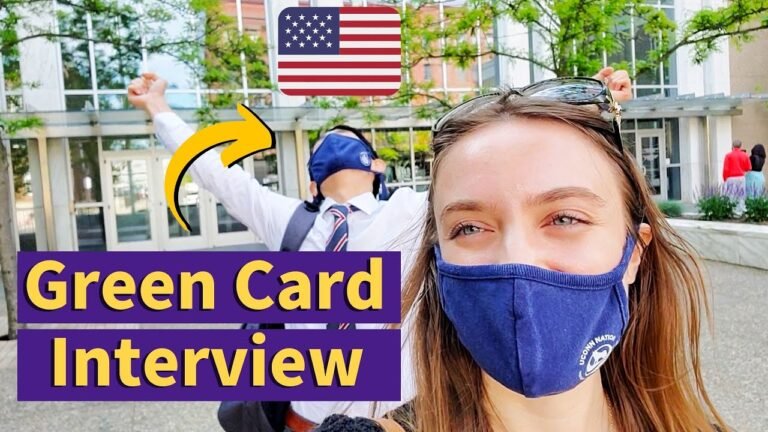 US Green Card interview * What Questions Do they Ask? * [ International Couple Spouse Visa ]