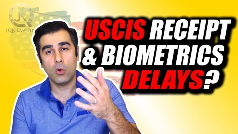 USCIS Receipt & Biometrics Delays – Don't Worry!