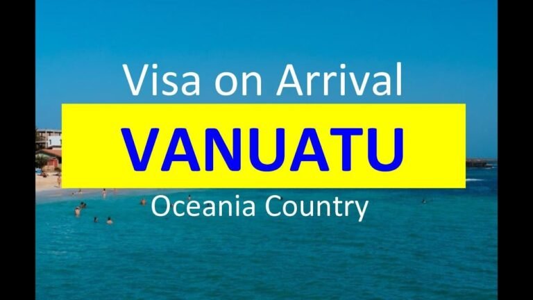 Vanuatu Visa for Pakistani l Contact us