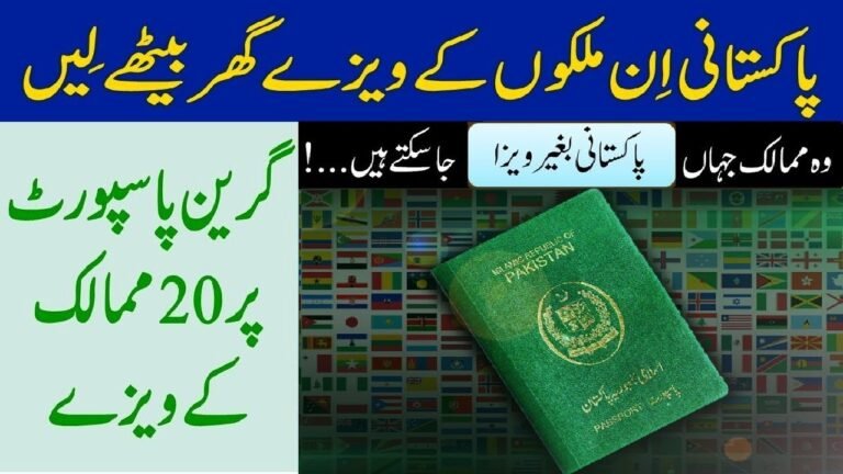 Visa Free Countries For Pakistani Passport  According to New updated List 2020.