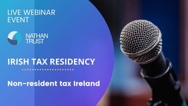 Webinar on Irish tax residency | Non-resident tax Ireland | Live Session