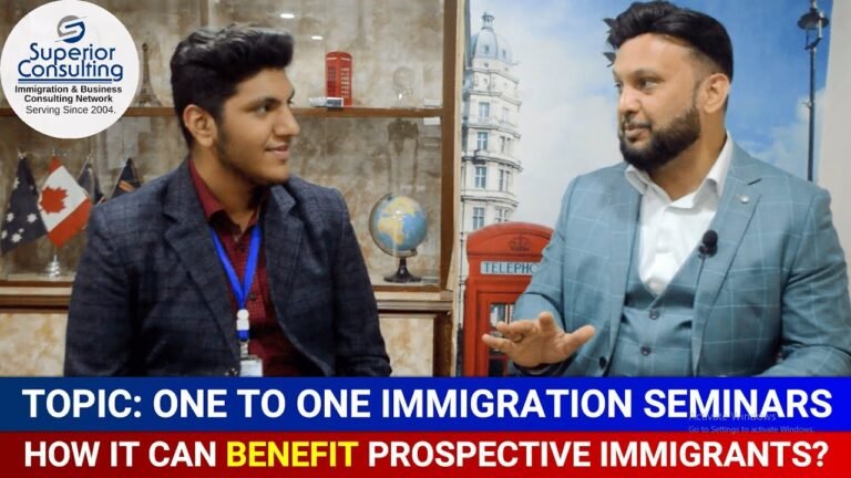 What is the concept behind 1to1 Immigration Seminars? | Discussion with Mr. Adil Ismail