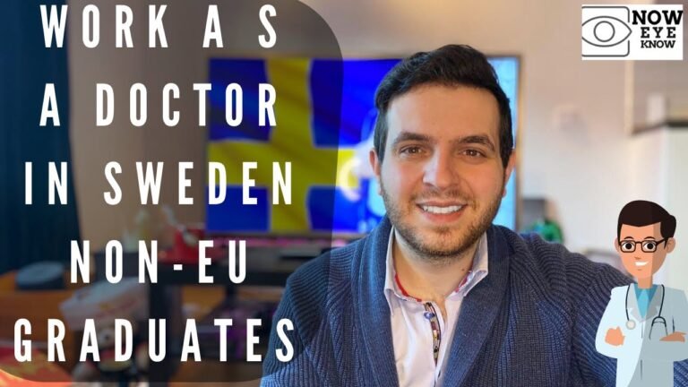 Work as a Doctor in Sweden: Part 1 For Non-EU Medical Gradutes