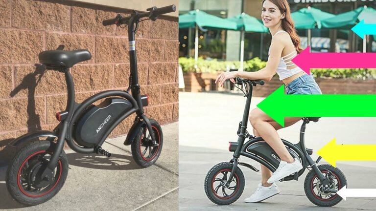 ANCHEER AN-EB5 Electric Bike 500W Electric Bicycle, Folding Electric Commuter Bike 20MPH City Ebike