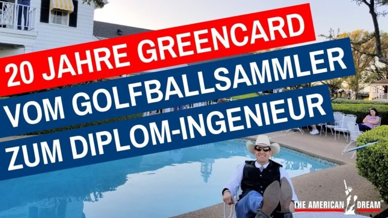 Auswandern USA: Mit der GreenCard vom Golfballsammler zum Diplom-Ingenieur