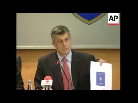 Authorities present new passport, Thaci meeting EU mission chief