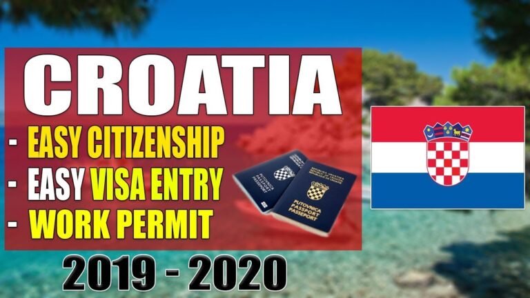 Croatia Easy Visa Entry | Croatia Citizenship – Work Permit Easy