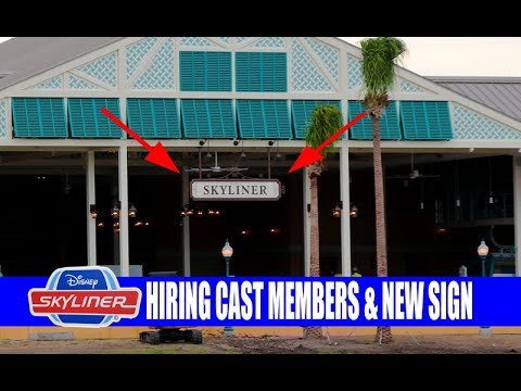 Disney Skyliner Currently Hiring Cast Members – Caribbean Beach Gets New Station Sign