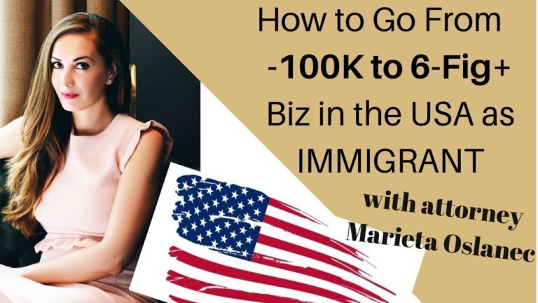 E2 Visa | How to go from -100K to 6-Fig+  Business as IMMIGRANT ENTREPRENEUR