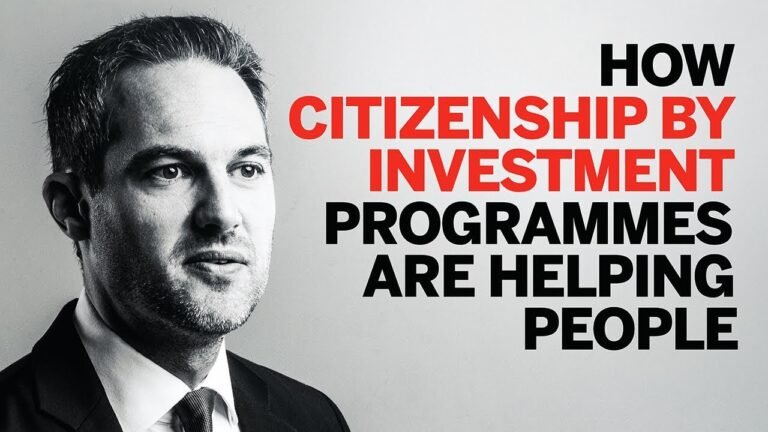 How citizenship by investment programmes are helping people