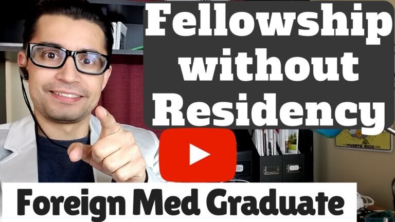 How to get a US Fellowship without Residency for Foreign/International Medical Graduates!