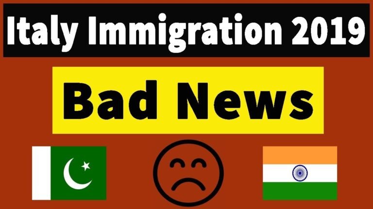 Italy Immigration Law 2019 || Urdu/Hindi