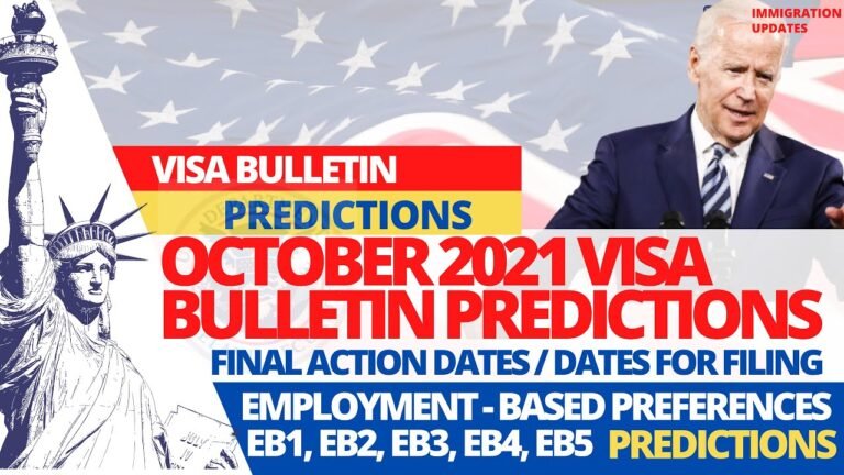 October 2021 Visa Bulletin Predictions | Employment Green Cards | EB2, EB3 Oct. 2021 Priority Dates