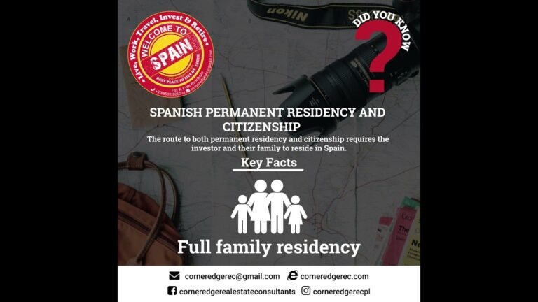 Spanish Permanent Residency & Citizenship Key Facts