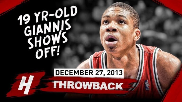 The Game 19 Yr-Old Rookie Giannis Antetokounmpo SHOWED OFF vs Nets 2013.12.27 – CRAZY Highlights!