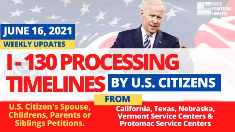 US Citizen I-130 Processing Time 2021, June 14 | Relative Green Card Processing time & Delays