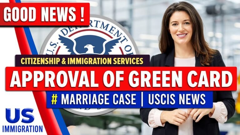 US Immigration Good News : Approval of Green Card | Marriage Case | USCIS  News