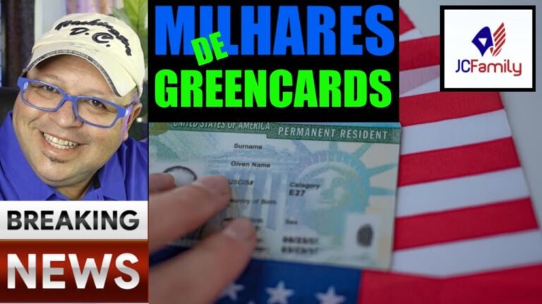 USA: MILHARES DE ENTREVISTAS PARA GREEN CARDS JA!